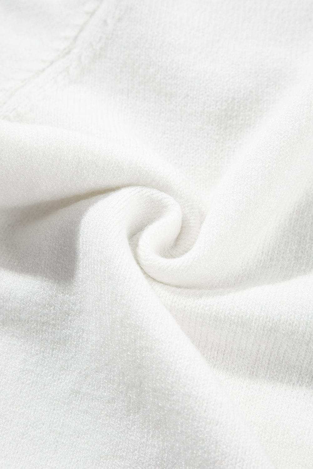 Flower Round Neck Short Sleeve Sweater - Trendsi - Flyclothing LLC