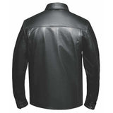 Edge - Mens Premium Leather Shirt Jacket - Unik Just for Bikers - Flyclothing LLC