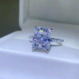 5 Carat Moissanite Zircon 925 Sterling Silver Ring - Trendsi - Flyclothing LLC