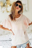 BiBi Thermal Knit with Ruffled Sleeve Top - Trendsi - Flyclothing LLC