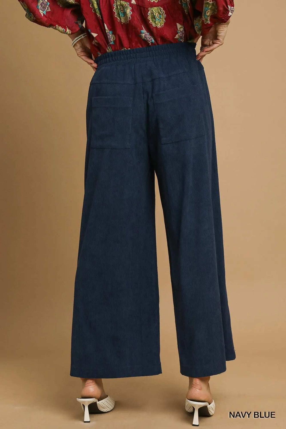 Umgee Wide-Leg Corduroy Pants - Trendsi - Flyclothing LLC