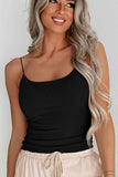 Ribbed Scoop Neck Cami - Trendsi - Flyclothing LLC