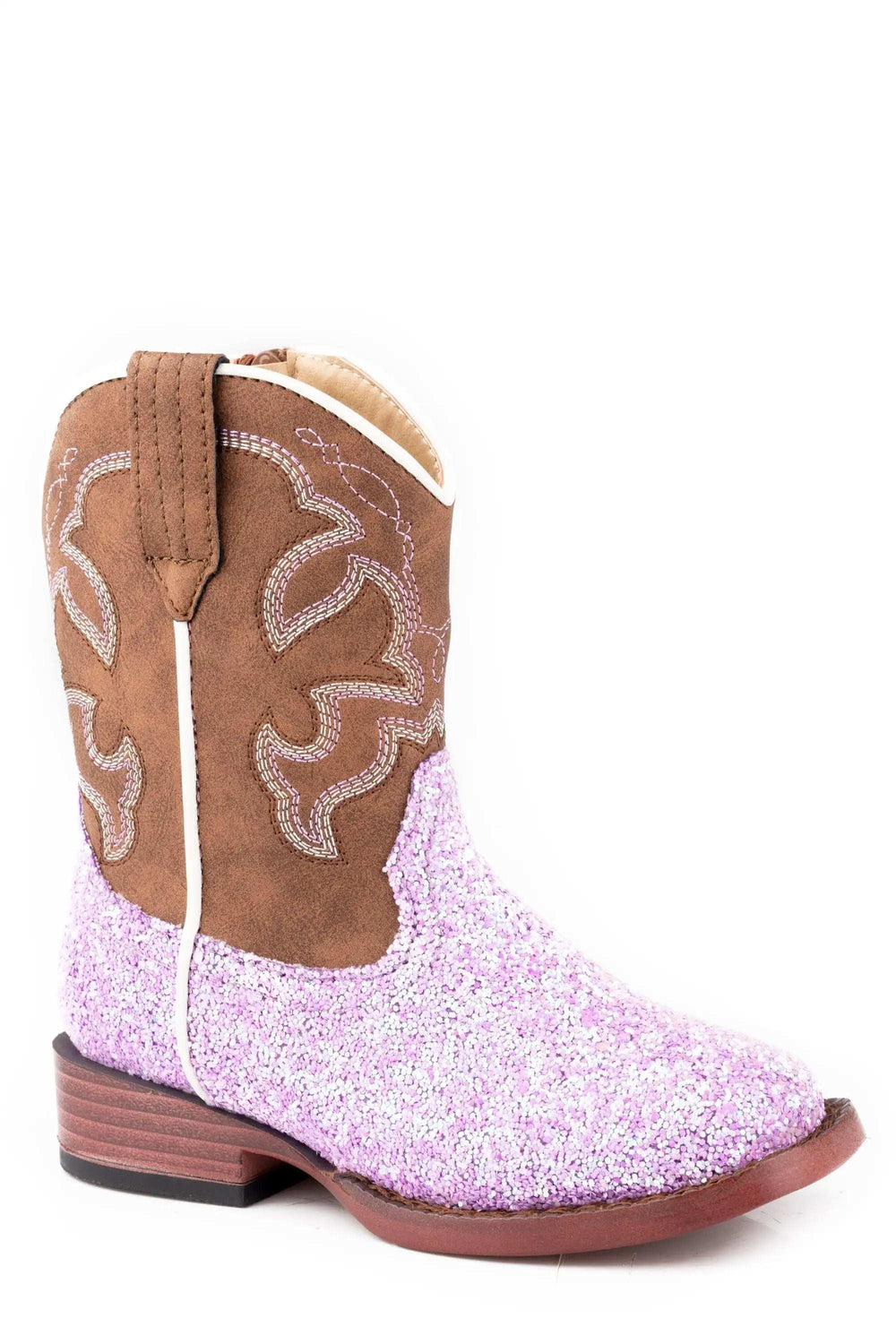 Roper Toddlers Girls Brown Shaft With Western Stitch - Roper - Flyclothing LLC