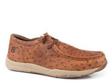 Roper Mens Cognac Embossed Ostrich Leather - Roper - Flyclothing LLC