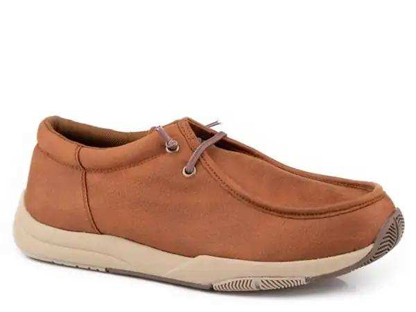 Roper Mens Cognac Faux Leather Upper - Roper - Flyclothing LLC