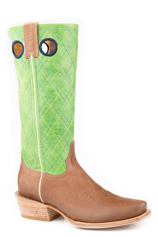 Roper Mens Waxy Brown Leather Vamp - Roper - Flyclothing LLC