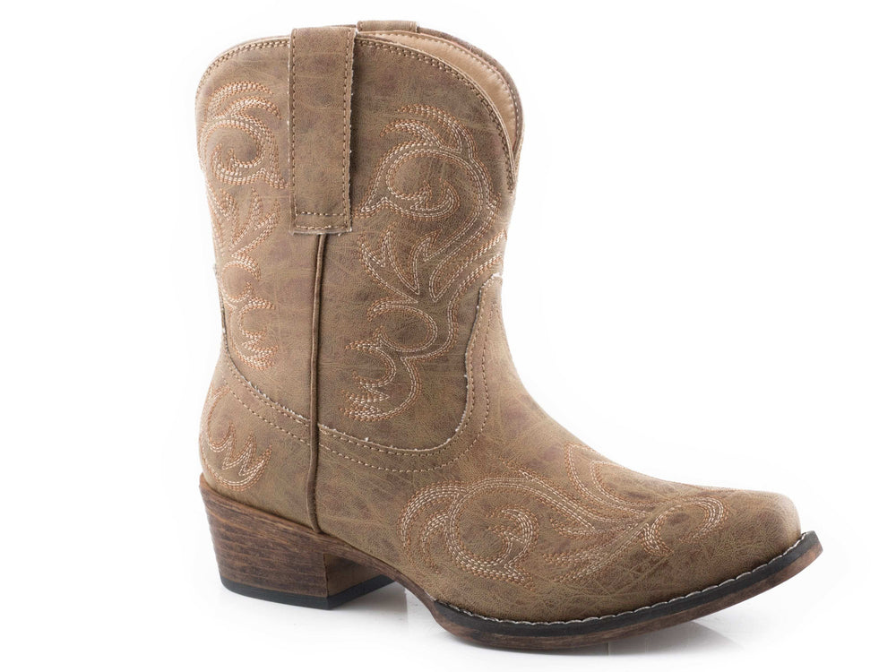 Roper Womens Tan Vintage Faux Leather - Roper - Flyclothing LLC