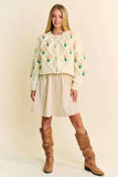 Davi & Dani Floral Pattern Button Down Cardigan - Trendsi - Flyclothing LLC
