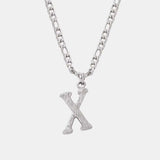 Titanium Steel Letter Pendant Necklace - Trendsi - Flyclothing LLC