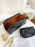 Top Handle Handbag with Clutch Bag - Trendsi - Flyclothing LLC