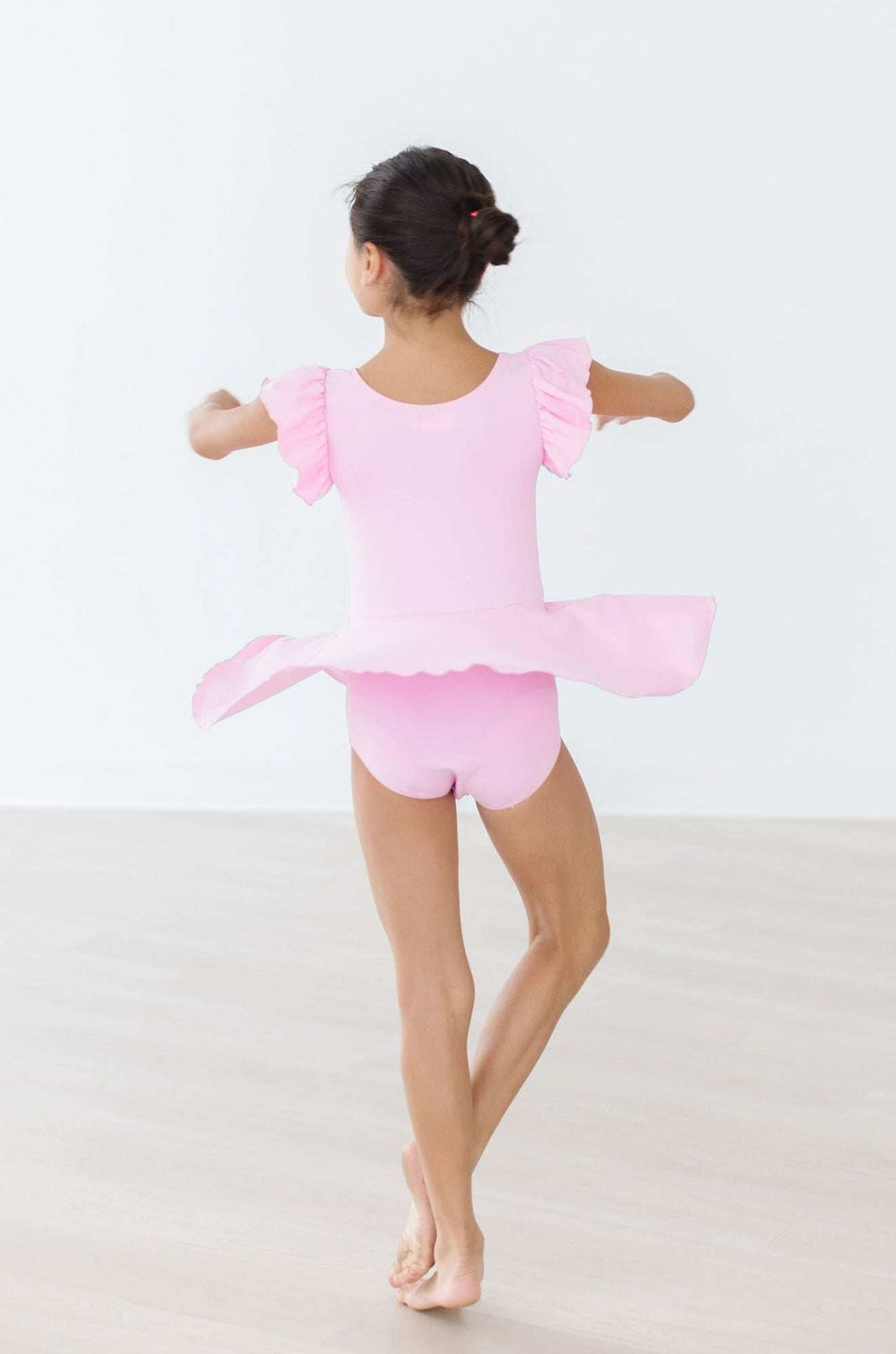 Bubblegum Pink S/S Twirl Leotard - Mila & Rose ® - Flyclothing LLC
