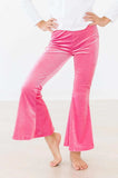 Watermelon Pink Ribbed Velvet Bells - Mila & Rose ® - Flyclothing LLC