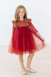 Pumpkin Spice Shimmer 3/4 Sleeve Tutu Dress - Mila & Rose ® - Flyclothing LLC