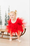 Red 3/4 Tutu Leotard - Mila & Rose ® - Flyclothing LLC