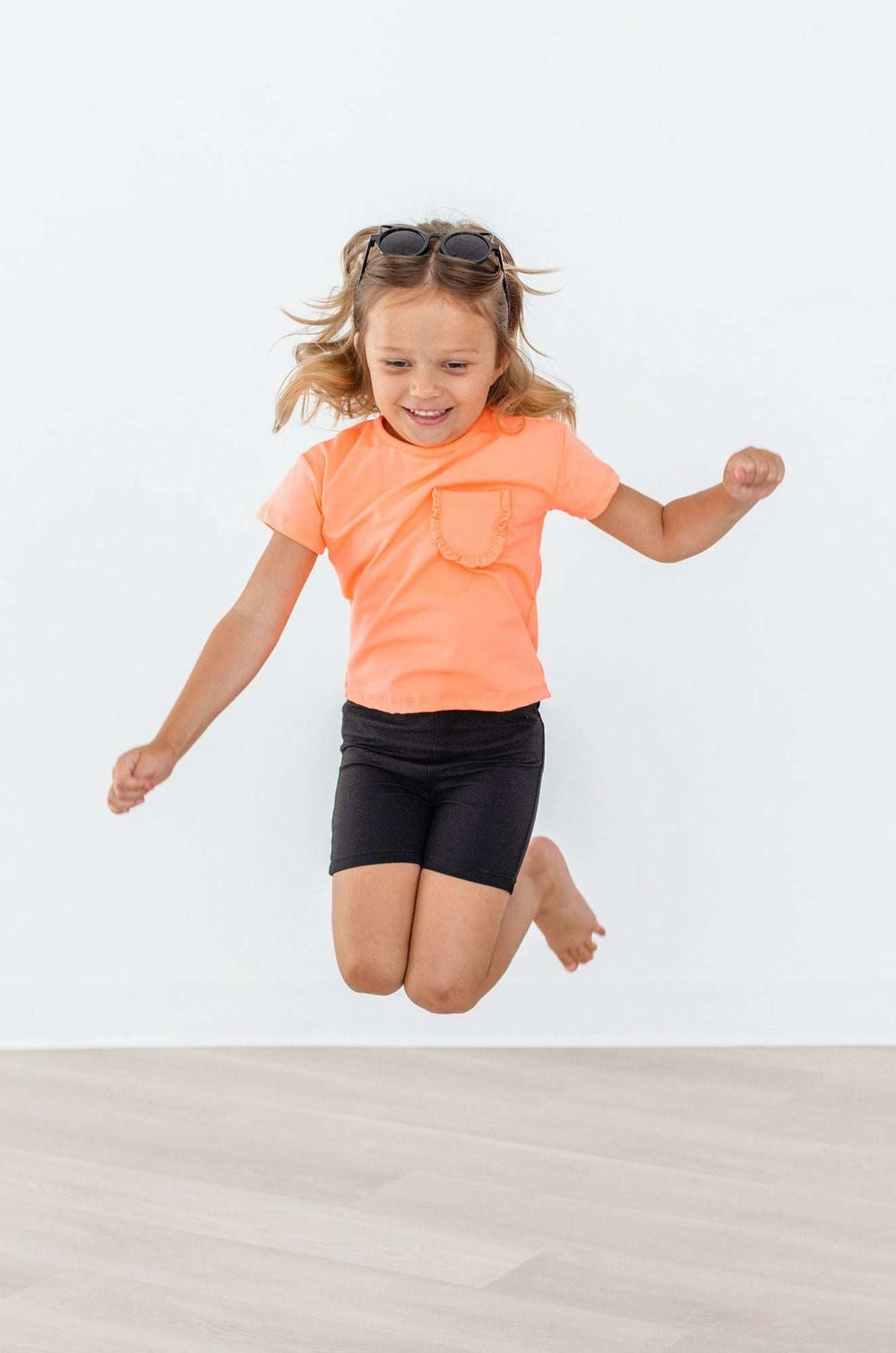 Black Twirl Shorts - Mila & Rose ® - Flyclothing LLC