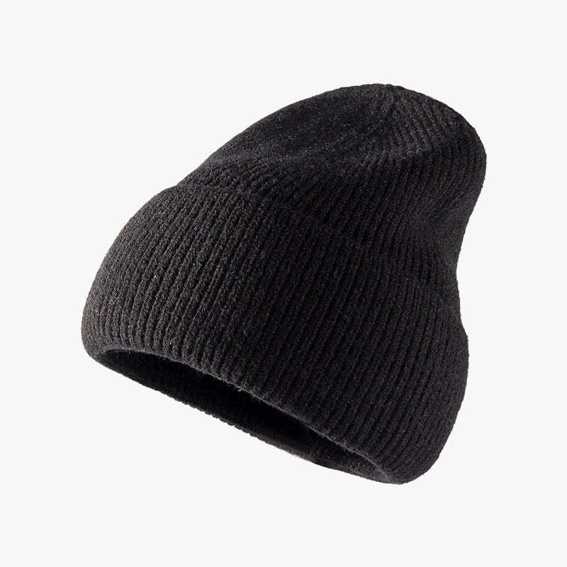 Thermal Solid Knit Hat - Trendsi - Flyclothing LLC