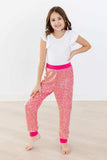 Hot Pink Sequin Joggers - Mila & Rose ® - Flyclothing LLC