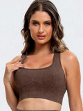 Scoop Neck Wide Strap Top and Shorts Active Set - Trendsi - Flyclothing LLC