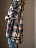Plaid Button Up Long Sleeve Shirt - Trendsi - Flyclothing LLC
