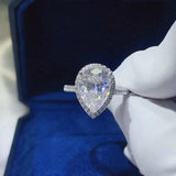 2 Carat Moissanite 925 Sterling Silver Ring - Trendsi - Flyclothing LLC