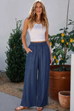 Wide Leg Pants with Pockets - Trendsi - Flyclothing LLC