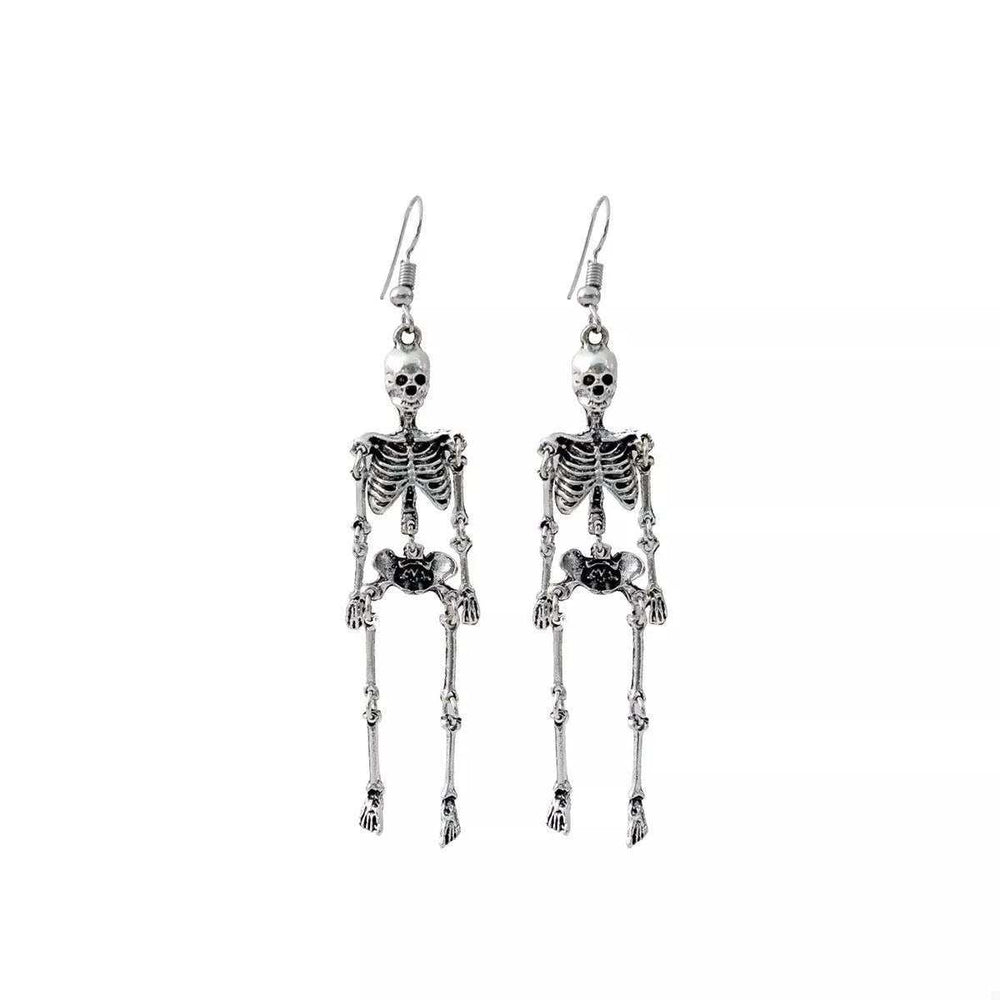 Halloween Skeleton Dangle Earrings - Trendsi - Flyclothing LLC
