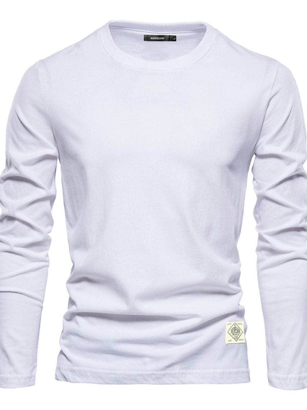 Men's Round Neck Long Sleeve T-Shirt - Trendsi - Flyclothing LLC