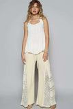 POL Backless Halter Sleeveless Top with Smocking Shirring Detail - Trendsi - Flyclothing LLC