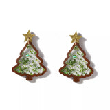 Christmas Tree Star Earrings - Trendsi - Flyclothing LLC