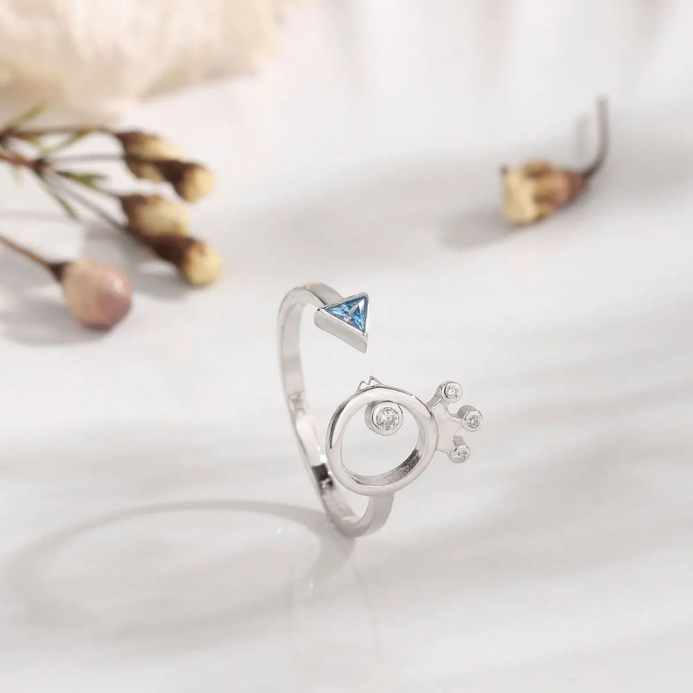 925 Sterling Silver Inlaid Zircon Ring - Trendsi - Flyclothing LLC