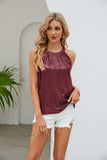 Sequin Grecian Neck Tank - Trendsi - Flyclothing LLC