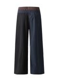 Men's Double-Waisted Straight-Leg Cargo Pants - Trendsi - Flyclothing LLC