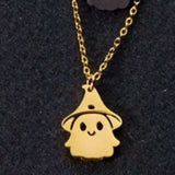 Halloween Ghost Pendant Necklace - Trendsi - Flyclothing LLC