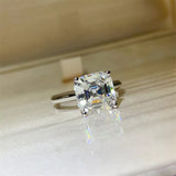 5 Carat Moissanite 925 Sterling Silver Ring - Trendsi - Flyclothing LLC