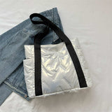 Polyester Tote Bag with Zipper - Trendsi - Flyclothing LLC
