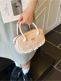 Lace Detail Bow Crossbody Bag - Trendsi - Flyclothing LLC