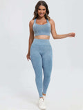 Scoop Neck Wide Strap Top and Pants Active Set - Trendsi - Flyclothing LLC