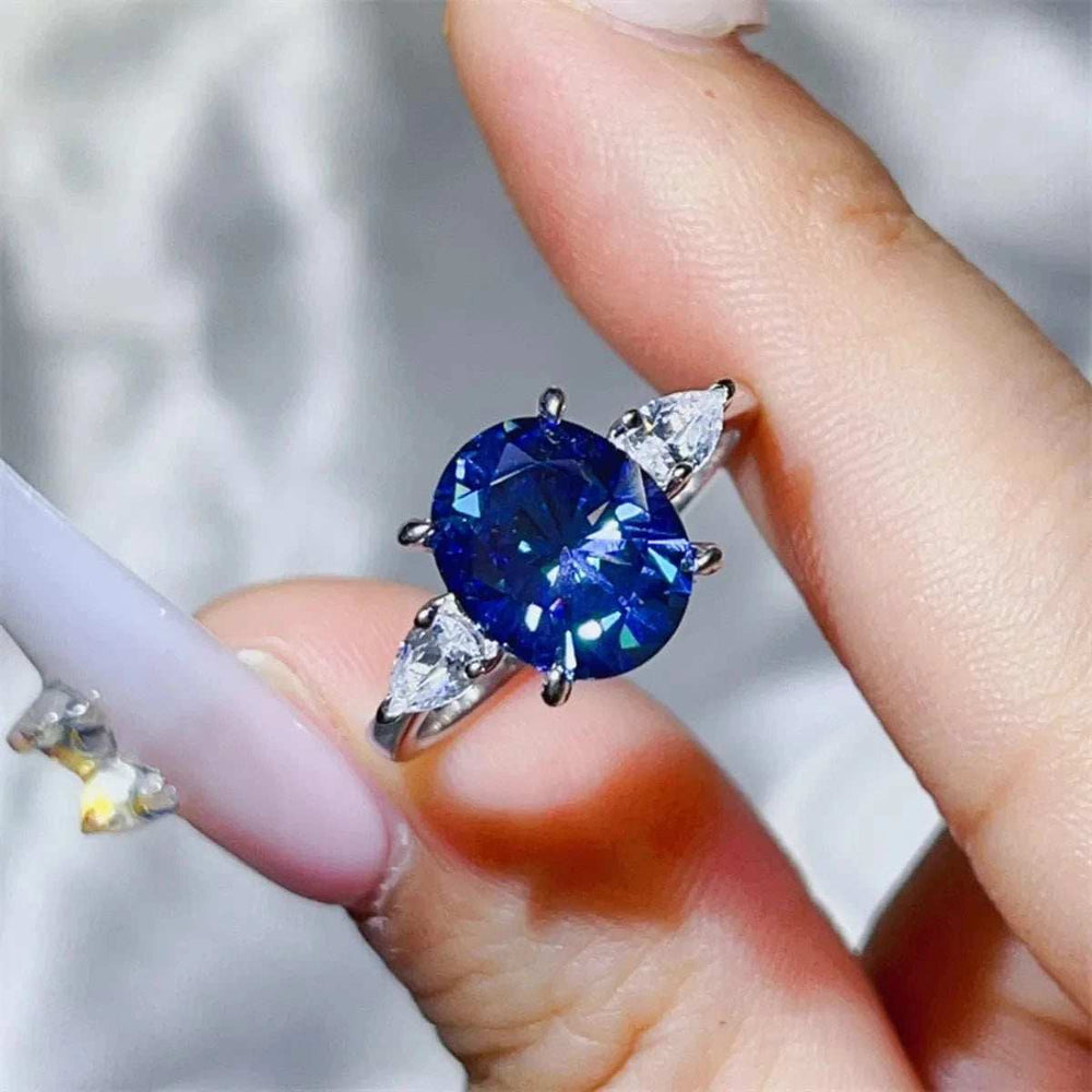 3 Carat Moissanite 925 Sterling Silver Ring - Trendsi - Flyclothing LLC