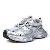 Lace Up Platform Athletic Shoes - Trendsi - Flyclothing LLC