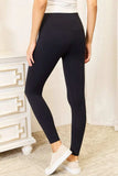 Double Take Wide Waistband Sports Leggings - Trendsi - Flyclothing LLC