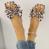Open Toe Flats Sandals - Trendsi - Flyclothing LLC