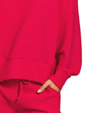 Zenana Ribbed Round Neck Pullover and Shorts Set - Trendsi - Flyclothing LLC