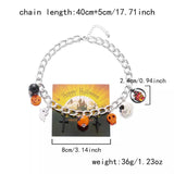 Halloween Charm Chain Necklace - Trendsi - Flyclothing LLC