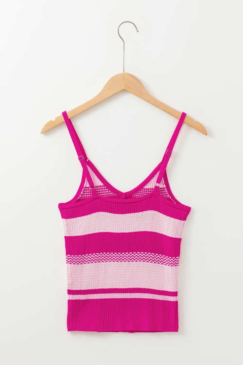 Color Block V-Neck Sweater Cami - Trendsi - Flyclothing LLC