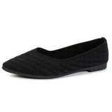 Mesh Point Toe Solid Color Slip-Ons - Trendsi - Flyclothing LLC