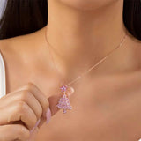Christmas Tree Pendant Necklace - Trendsi - Flyclothing LLC
