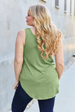 Basic Bae Bamboo Full Size Round Neck Tank - Trendsi - Flyclothing LLC