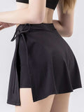 High Waist Active Skort with Pockets - Trendsi - Flyclothing LLC