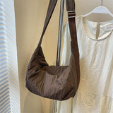 Pleated Dumpling Crossbody Bag - Trendsi - Flyclothing LLC