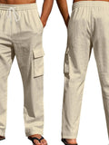 Men's Full Size Drawstring Pants with Pockets Plus Size - Trendsi - Flyclothing LLC